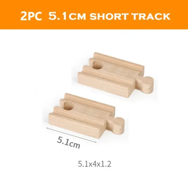 Wooden Train Track Accessories for Railway Fun - Image 30