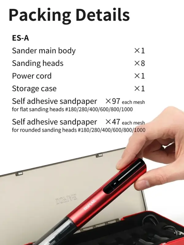 DSPIAE ES-A Electric Sander for Gundam Models - Image 6