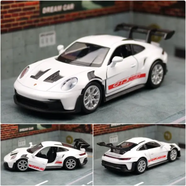 1:36 Porsche 911 992 GT3 RS Diecast Model - Image 7