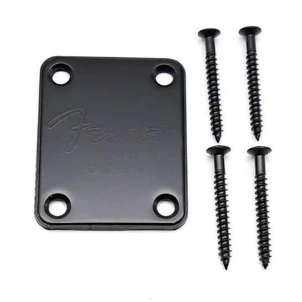 Black Guitar Neck Plate for ST TL Guitars - Image 2