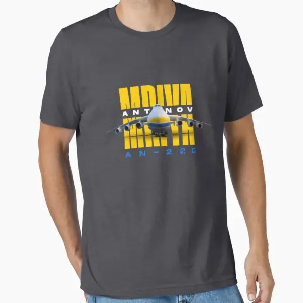 Antonov AN225 Mriya Cargo Aircraft T-Shirt - Image 13