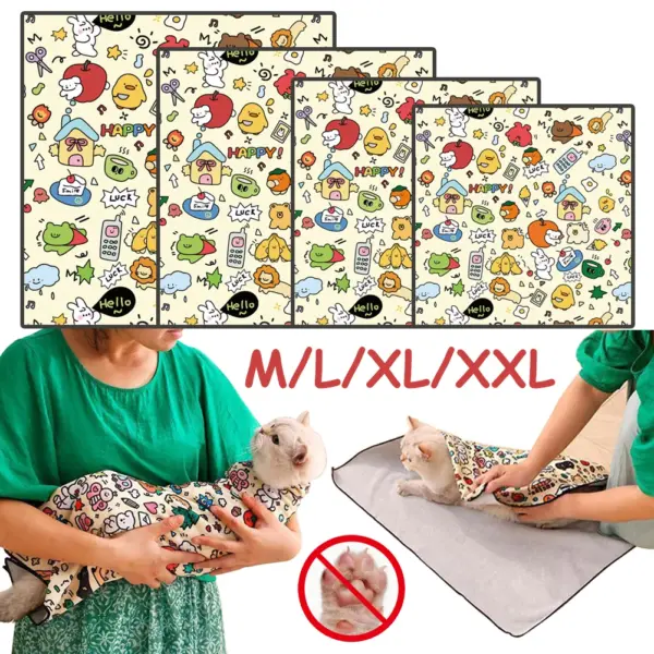 Cat Grooming Wrap Anti-Scratch Restraint Set