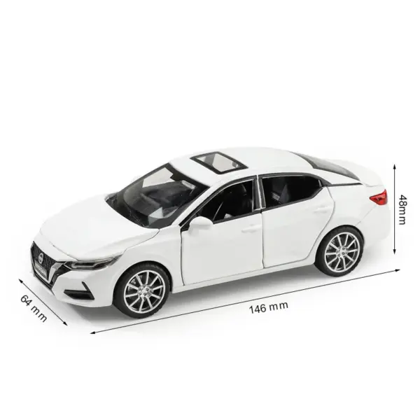 1:32 Nissan Sylphy Diecast Metal Car Model - Image 9