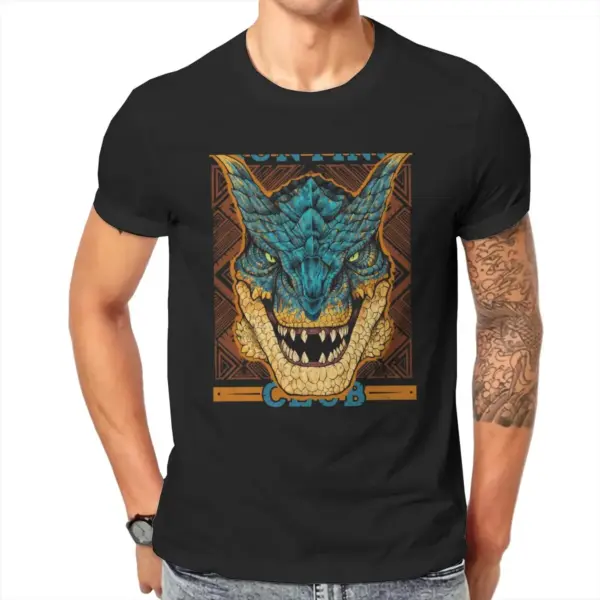 Monster Hunter World Tigrex T-Shirt for Men - Image 5