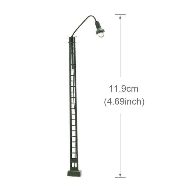 3pcs HO Scale Model Railway Track Lamps - Image 5