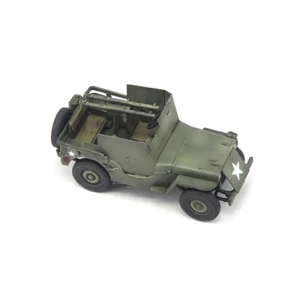 1:72 Scale American Willys Jeep Model - Image 4