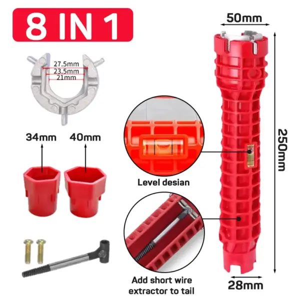 14-in-1 Sink Faucet Wrench Tool Set - Image 9