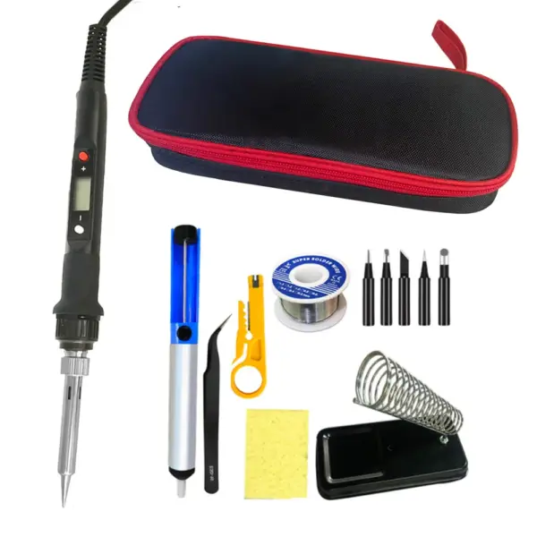 80W Adjustable Digital Soldering Iron Set - Image 13