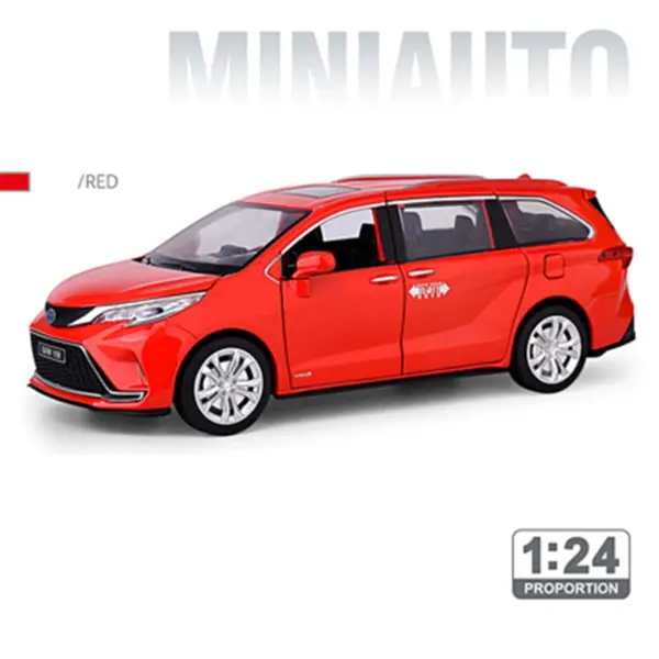 1:24 Granvia MPV Alloy Diecast Car Model - Image 8