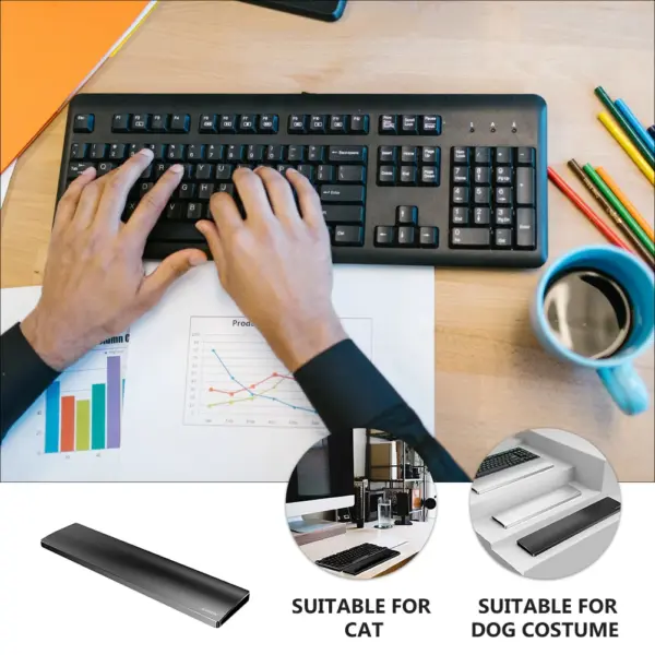 Aluminum Alloy Keyboard Wrist Pad Support - Image 3