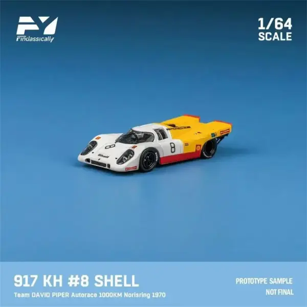Porsche 917 Martini Diecast Model Car 1:64 - Image 2