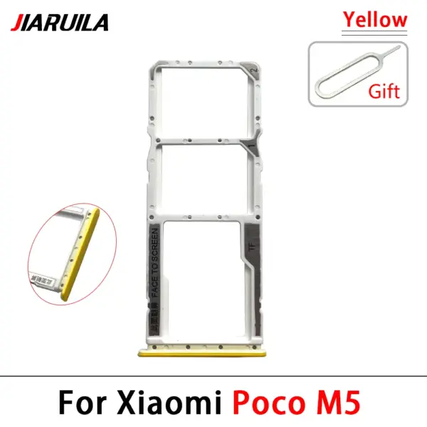 Dual SIM & SD Card Tray for Xiaomi Poco M4/M5/M6 Pro - Image 8