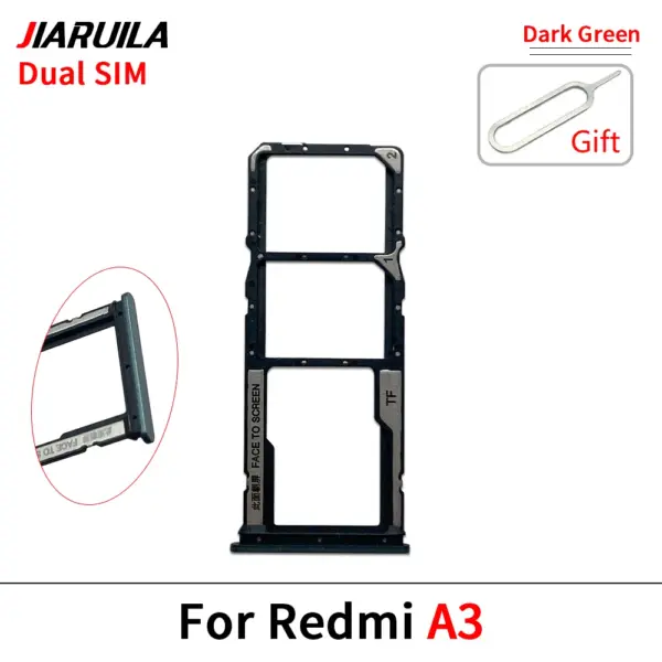 Dual Micro SIM & SD Card Tray for Xiaomi Redmi A1/A2/A3 - Image 7