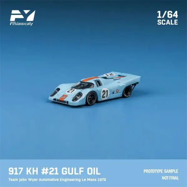 Porsche 917 Martini Diecast Model Car 1:64 - Image 5
