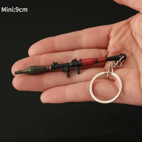 PUBG Mini Gun Metal Keychain RPG 98K AWM - Image 4