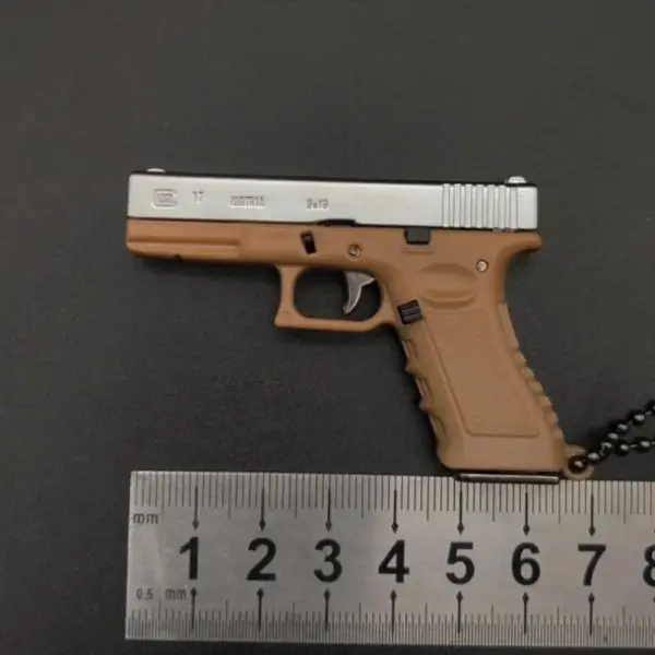 1:3 Scale G17 Metal Keychain Toy Gun - Image 10