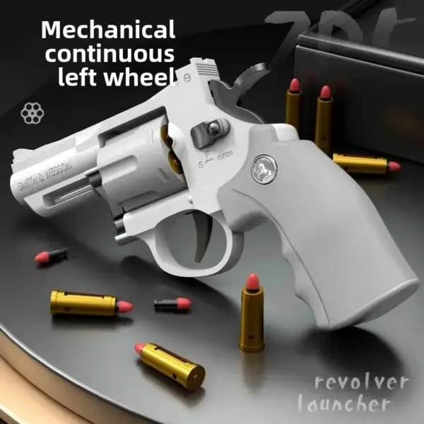Soft Bullet Toy Gun Ejecting Revolver Set - Image 3