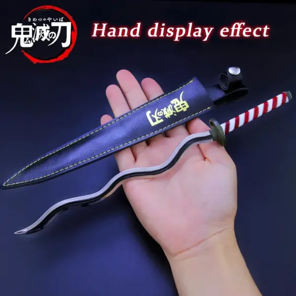 10-Inch Demon Slayer Iguro Obanai Sword Replica - Image 2
