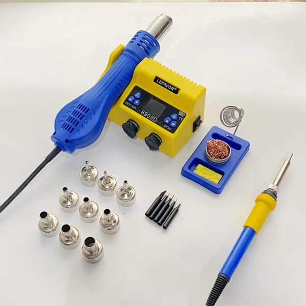 8909D 2-in-1 Soldering Station Set - Image 7