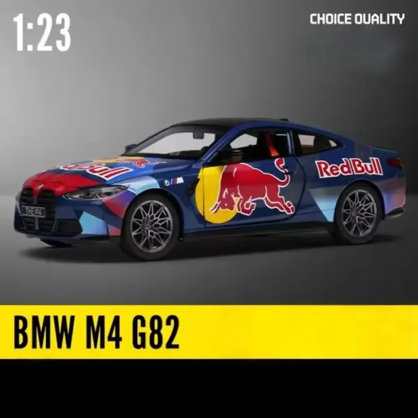 1:23 BMW M4 G82 Diecast Sports Car Model - Image 13