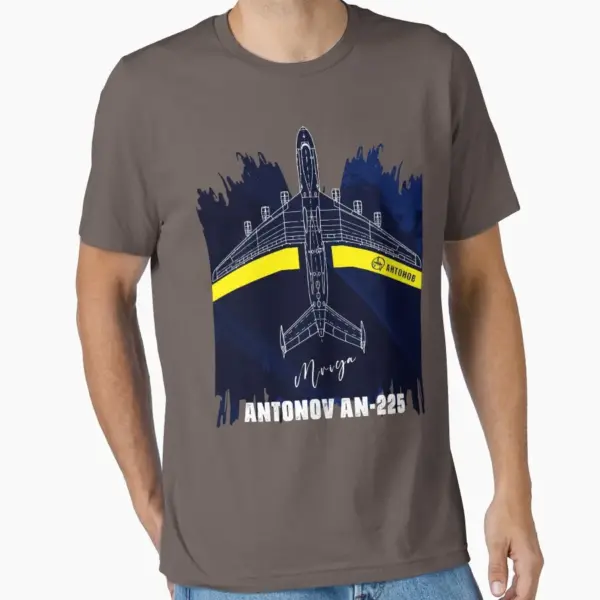 Antonov AN225 Mriya Cargo Aircraft T-Shirt - Image 12