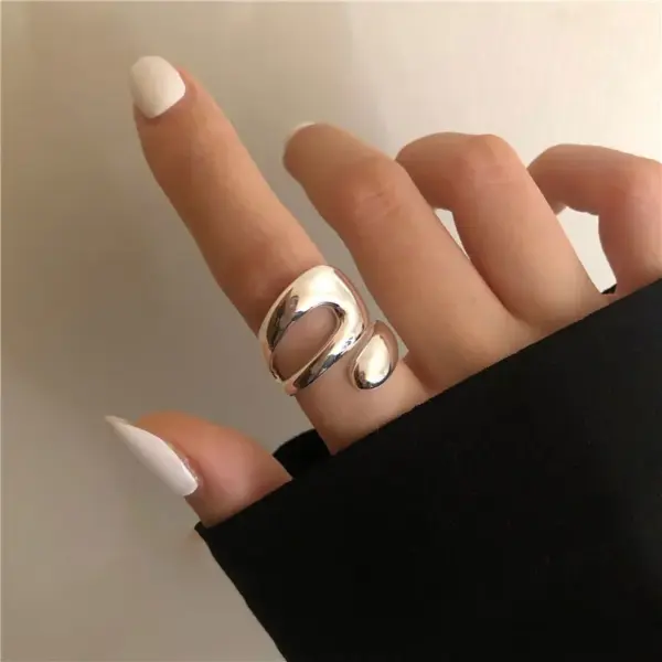 Bold Gold Silver Plated Dome Ring for Women - Image 8