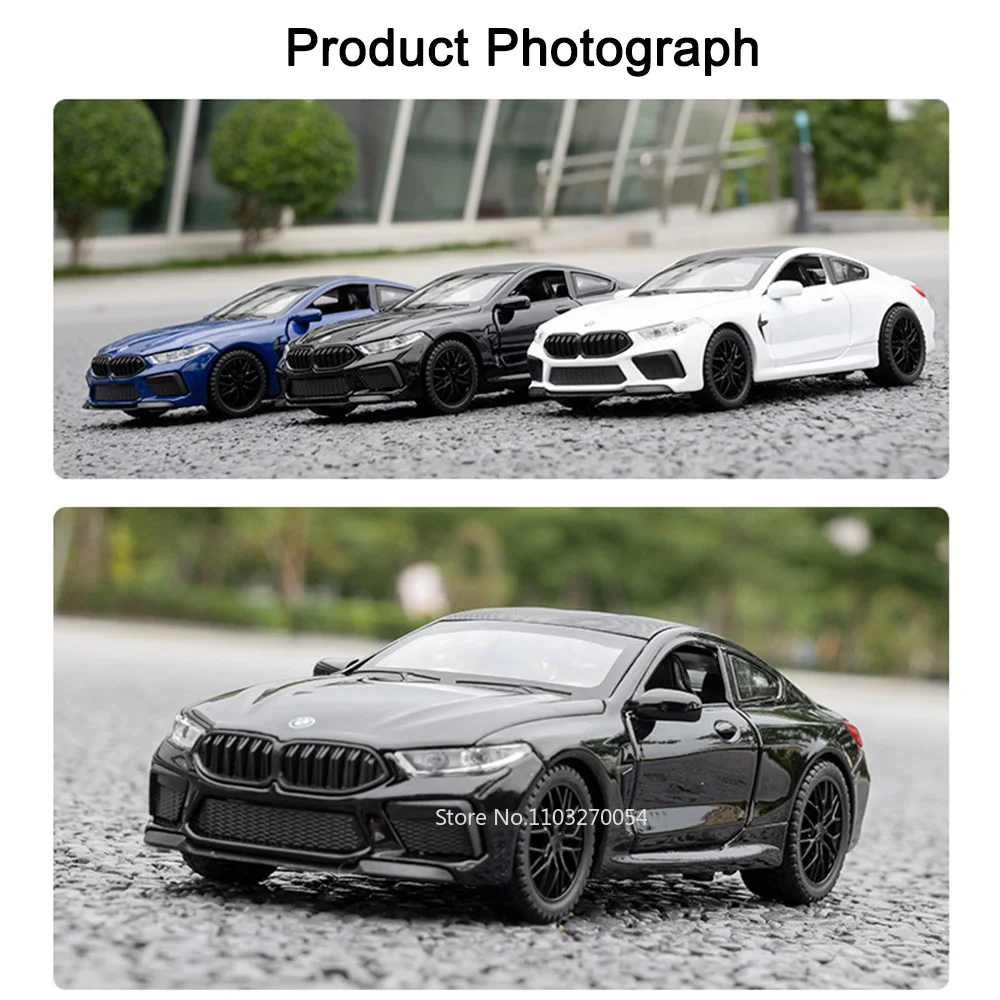 1/32 Alloy Diecast M8 Sports Car Model 6 1/32 Alloy Diecast M8 Sports Car Model - Image 6