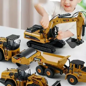 WELLY 1/50 Scale Diecast Excavator Toy