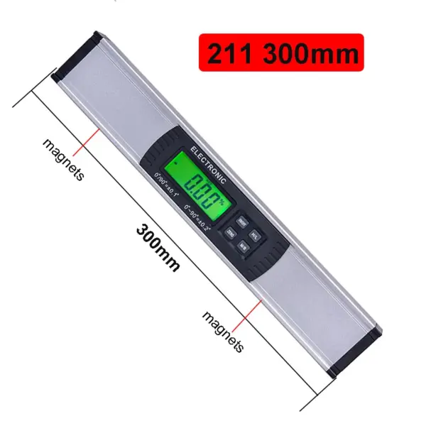 Digital Protractor Angle Finder 400mm Level Tool - Image 8