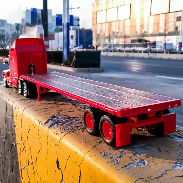1:24 Scale Die-cast Flatbed Truck Model - Image 3