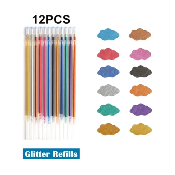 48 Pcs Glitter Gel Pen Set for Art - Image 11