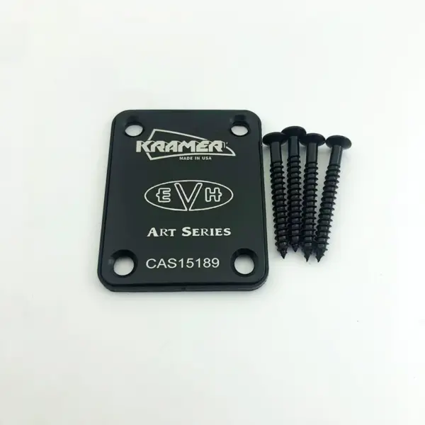 Kramer EVH Guitar Neck Plate with Screws - Image 5