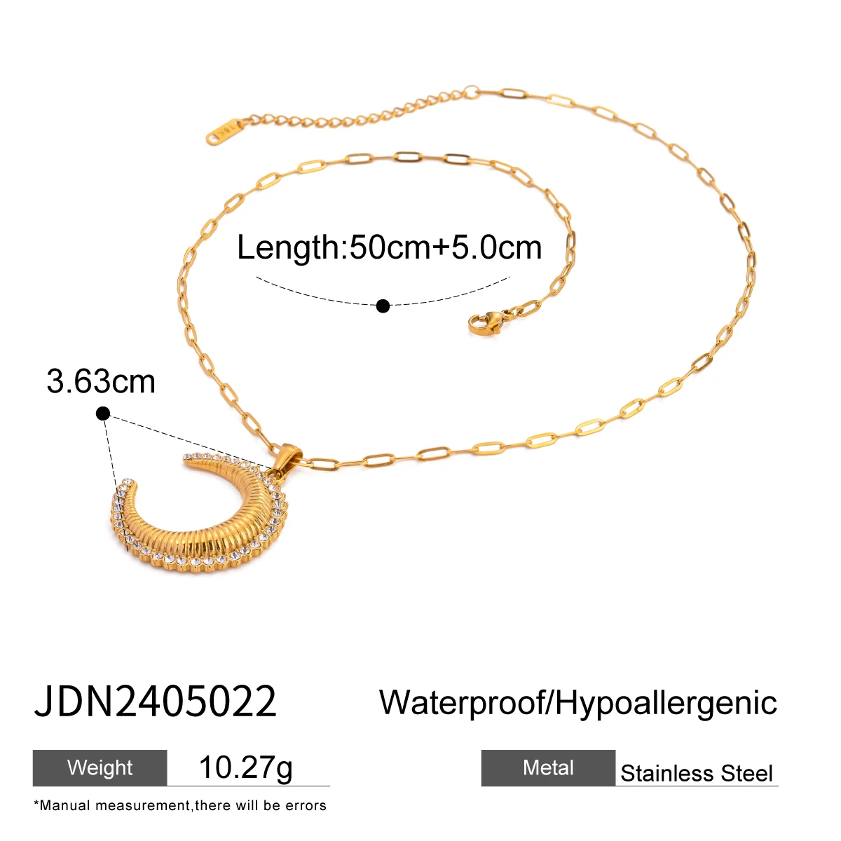 Trendy Moon Pendant Necklace for Women 8 Trendy Moon Pendant Necklace for Women - Image 8