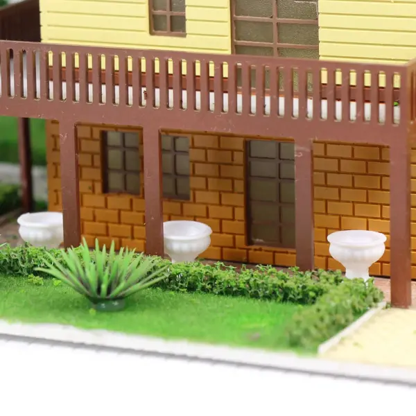 24pcs Flowerbed Decorations for Model Trains - Image 5