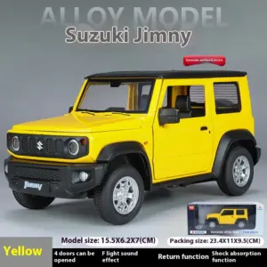 1:24 Suzuki Jimny Diecast Model SUV with Sound 25 S8202e78edd9a4fd680e4047411f68524i