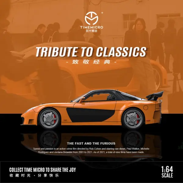 1:64 RX-7 Veilside Diecast Model Car - Image 5