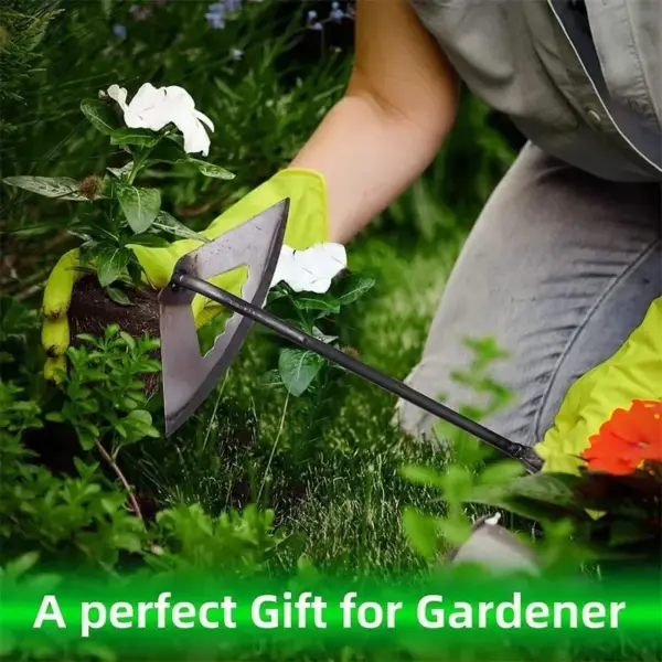 All-Steel Handheld Weeding Hoe for Gardening - Image 5