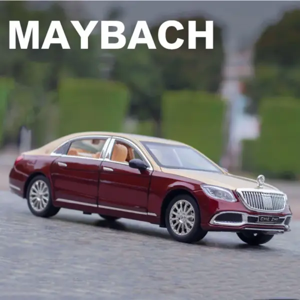 1:24 Maybach GLS600 Diecast Model Car with Sound - Image 6