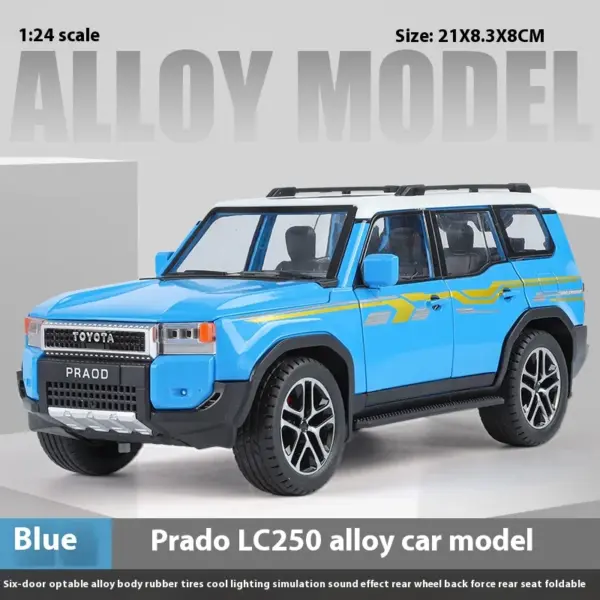 1:24 Toyota Land Cruiser Prado Diecast Model - Image 13