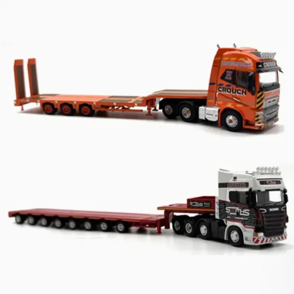 1:76 Diecast Alloy Low Loader Trailer Model - Image 6