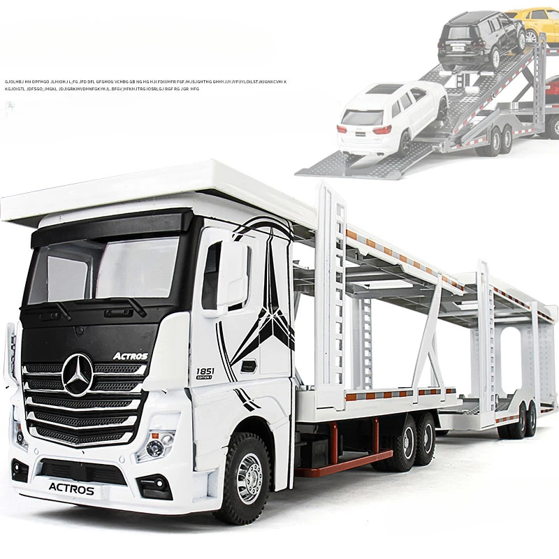 1:24 Mercedes Benz Double-Layer Transport Truck 10 1:24 Mercedes Benz Double-Layer Transport Truck - Image 10