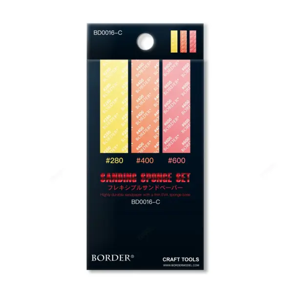Flexible Sandpaper Sponge for Model Making 18pcs - Image 2
