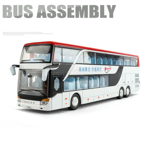 Alloy Diecast Passenger Bus Model 1:32 Scale - Image 7