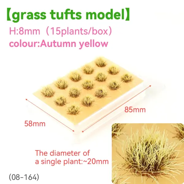 15pcs Miniature Flower Grass Clusters 8mm-10mm - Image 20