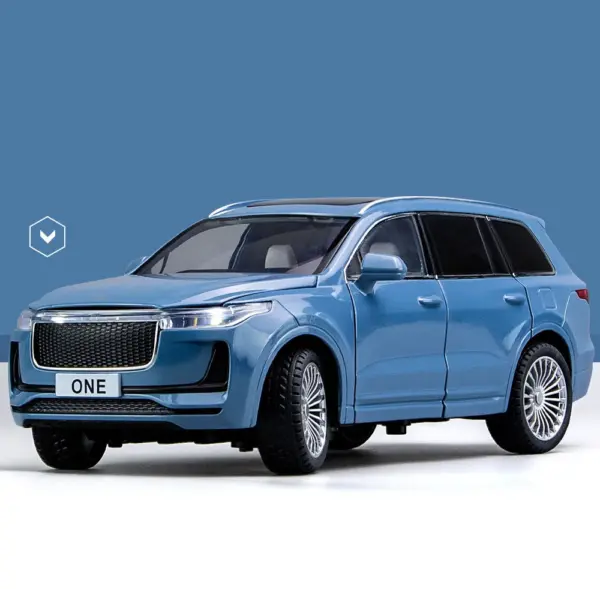 1:24 Diecast Toy Car Model with Sound and Light - Image 9