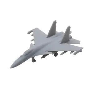 5PCS Su-37 Flanker-F Fighter Jet Models