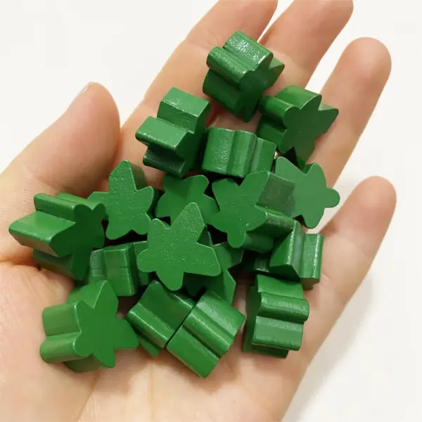 100PCS 16mm Wooden Meeples for Tabletop Games - Image 16