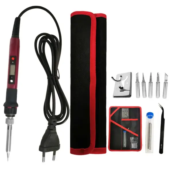 80W Adjustable Digital Soldering Iron Set - Image 12