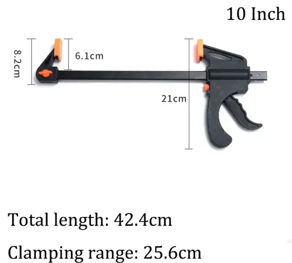 FATCOOL 12 Inch Ratchet F Clamp for Woodworking - Image 7