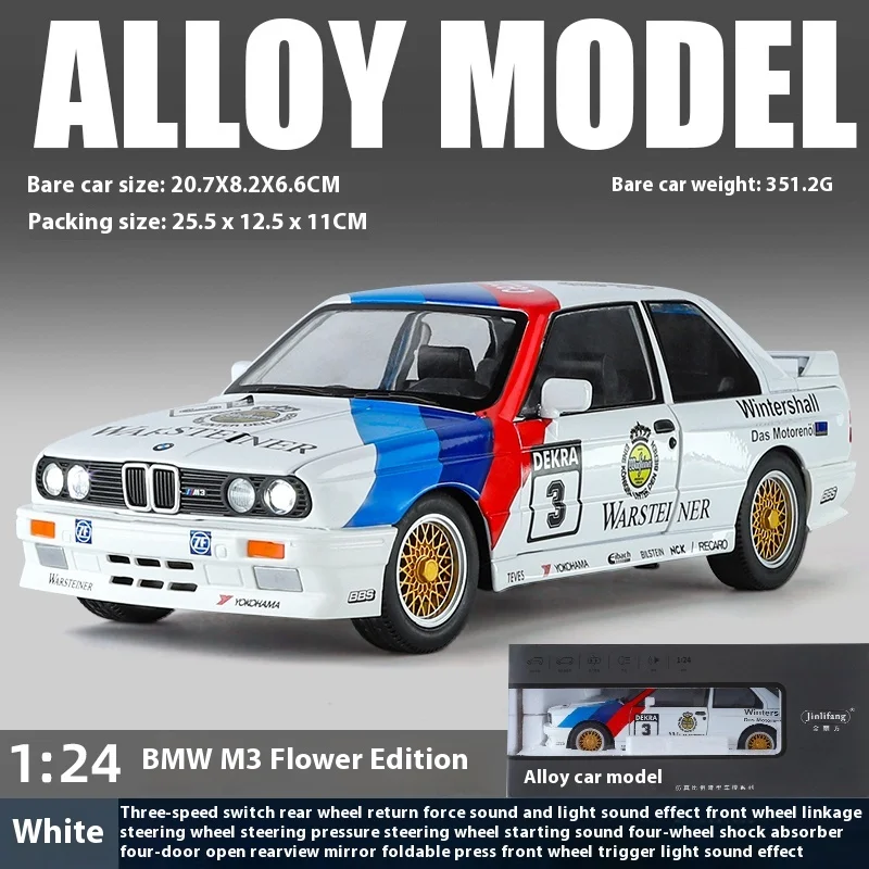 1988 1:24 BMW M3 E30 Diecast Model Car 9 1988 1:24 BMW M3 E30 Diecast Model Car - Image 9